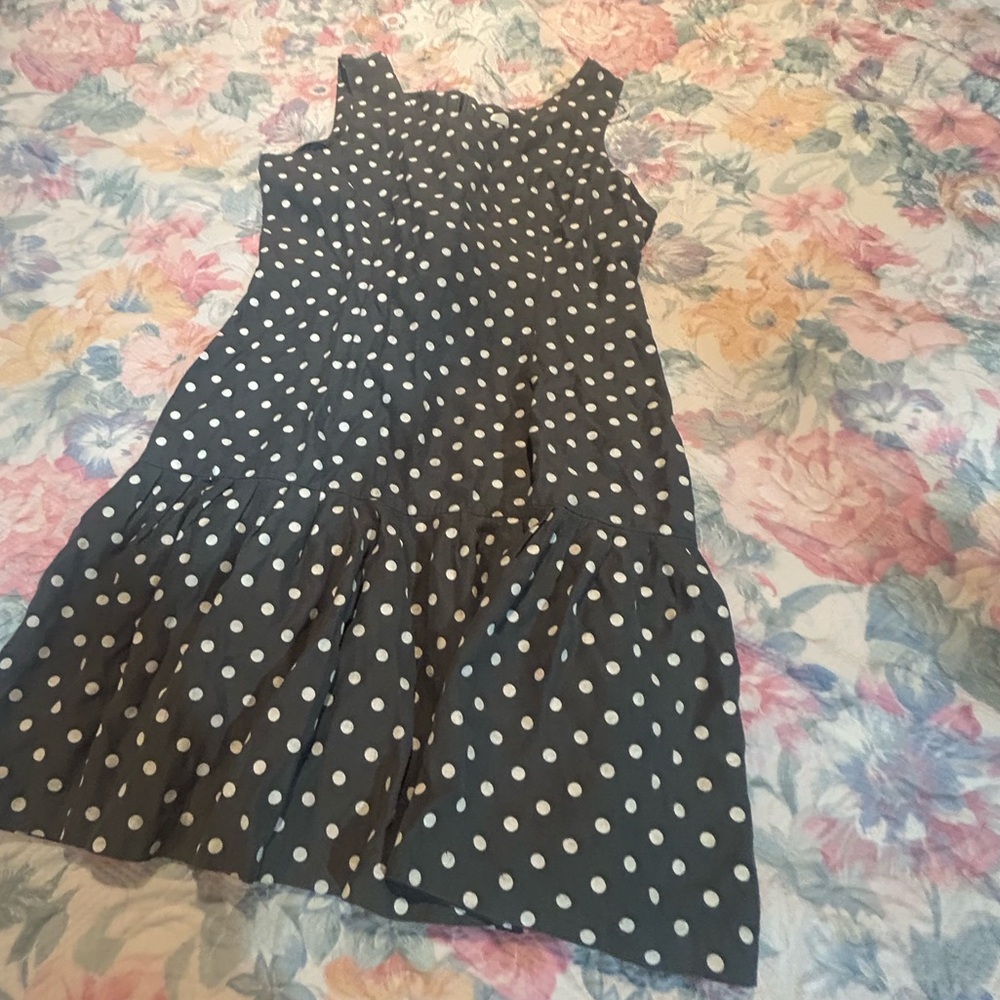 Polka Dot Sleeveless Dress